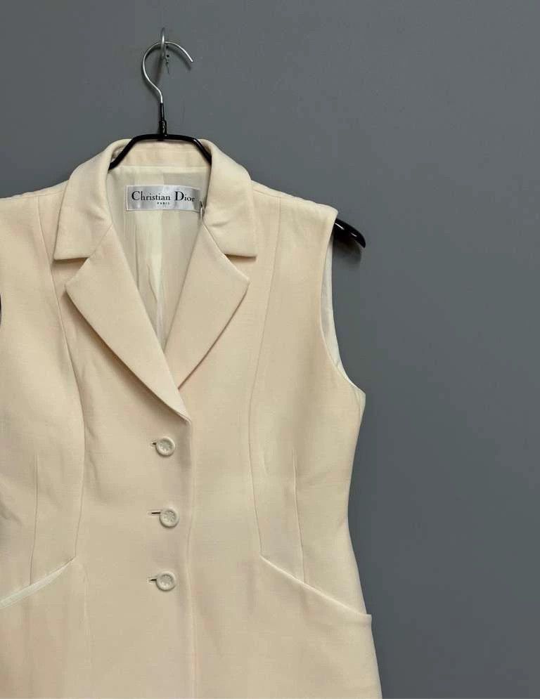 Dior Dior Beige Suit Vest for Women-2505 Size L / US 10 / IT 46 - 2 Thumbnail