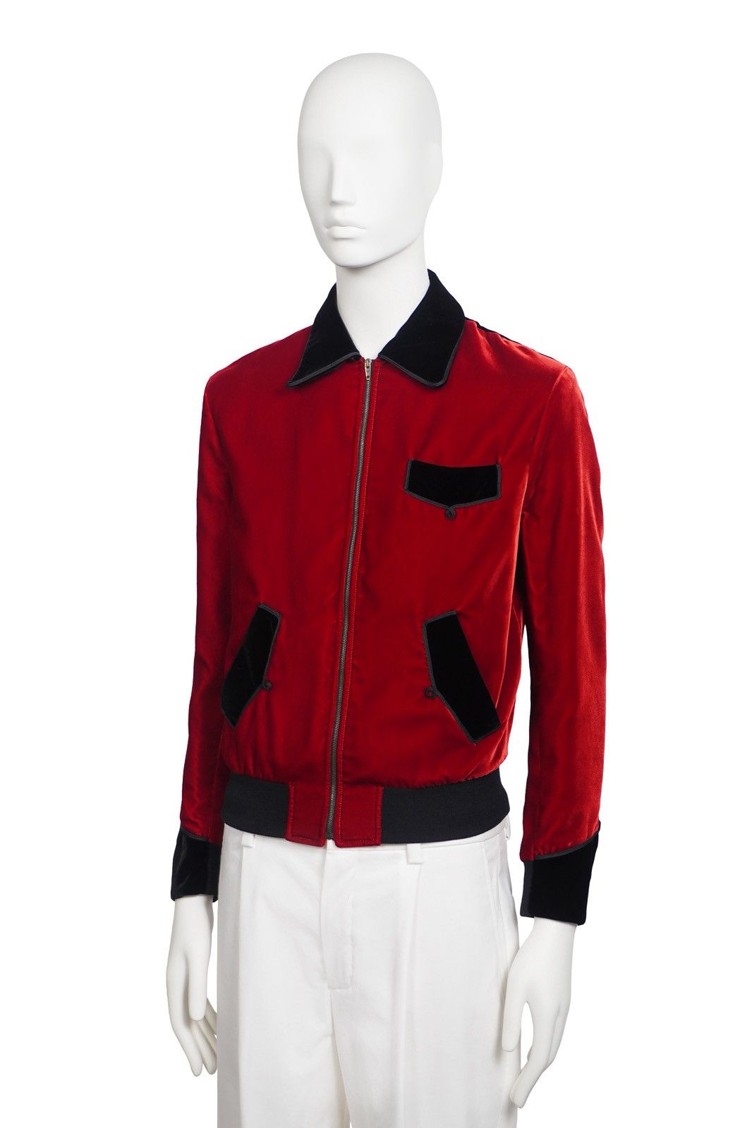 Saint Laurent Paris SAINT LAURENT By HEDI SLIMANE F/W 2016 Runway Velvet Jacket Size US S / EU 44-46 / 1 - 3 Thumbnail