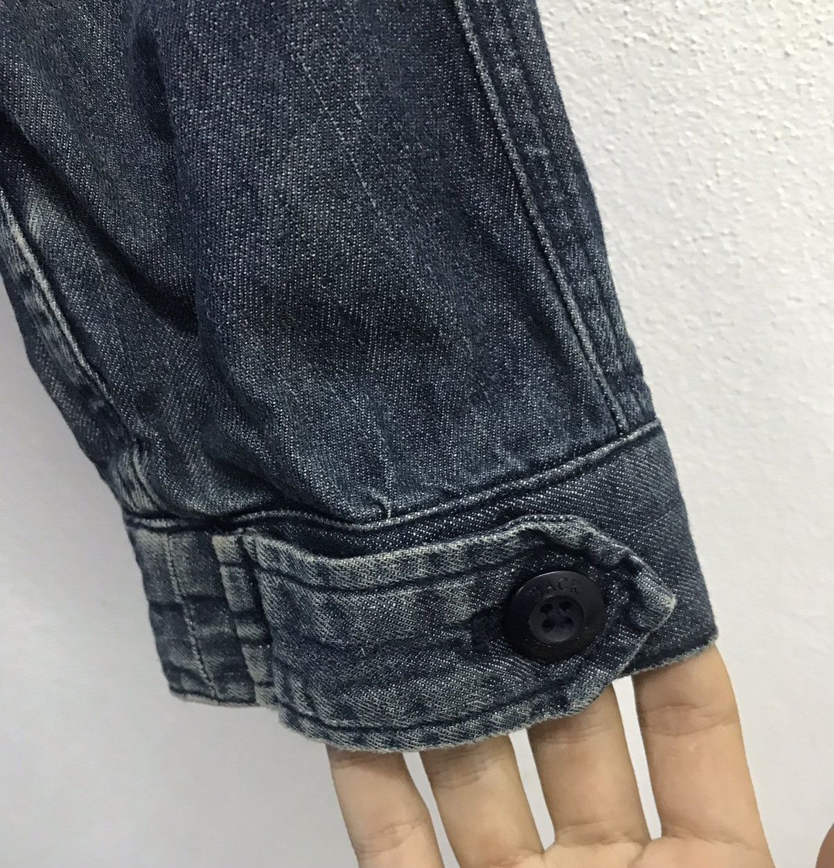 Japanese Brand × Vintage Vintage Back Number Est 1980 Long Denim Jacket HOODIE Size US M / EU 48-50 / 2 - 9 Thumbnail