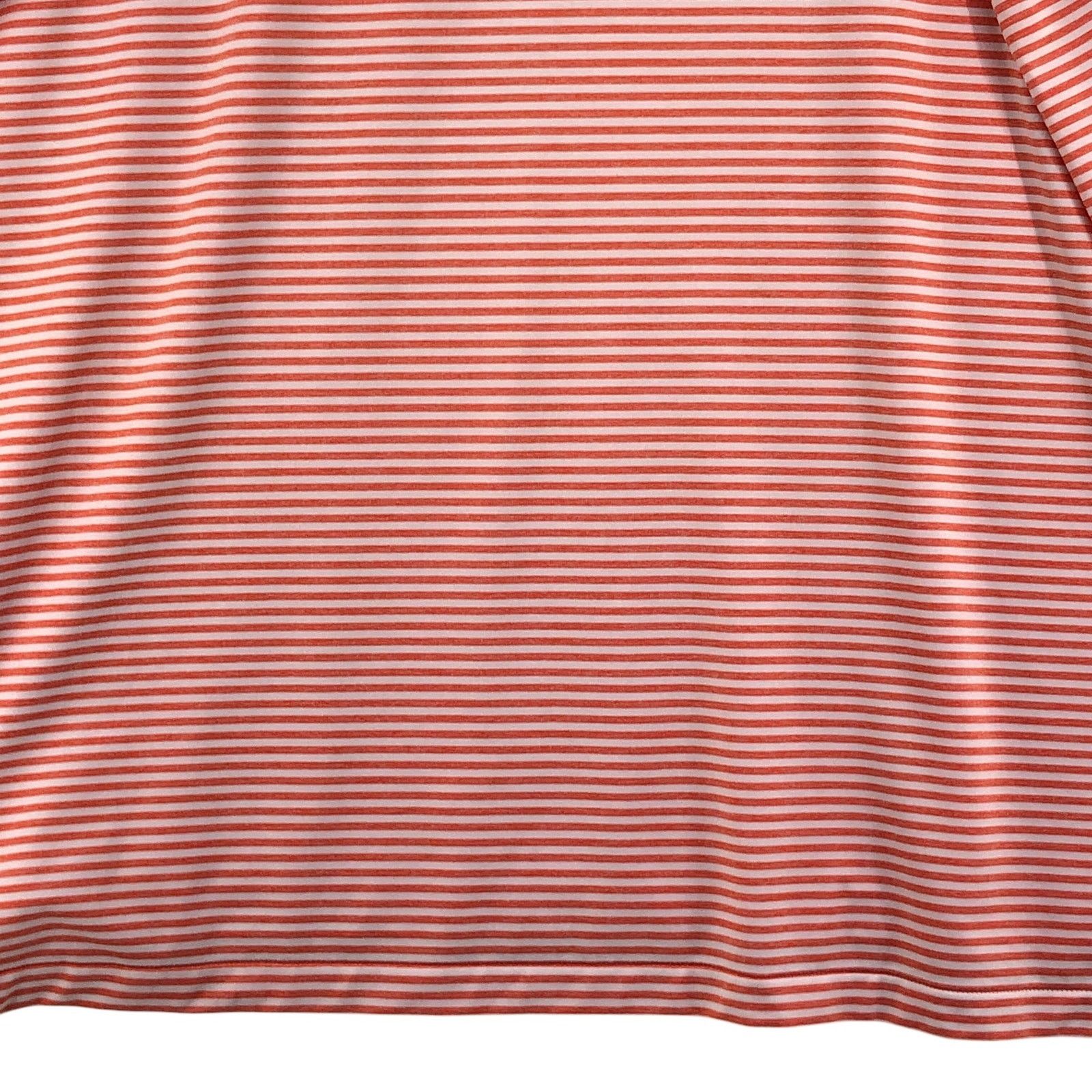 Peter Millar Peter Millar Size XXL Polo Shirt Striped Orange Hualalai Size US XXL / EU 58 / 5 - 10 Thumbnail