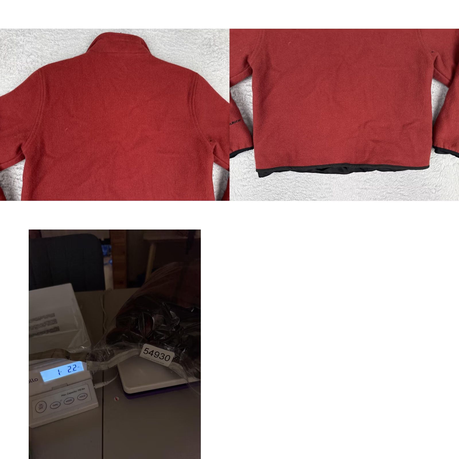 Vintage Woolrich Jacket Women Small Red Fleece Full Zip Lined Outdoor Hiking Casual Warm Size S / US 4 / IT 40 - 9 Thumbnail
