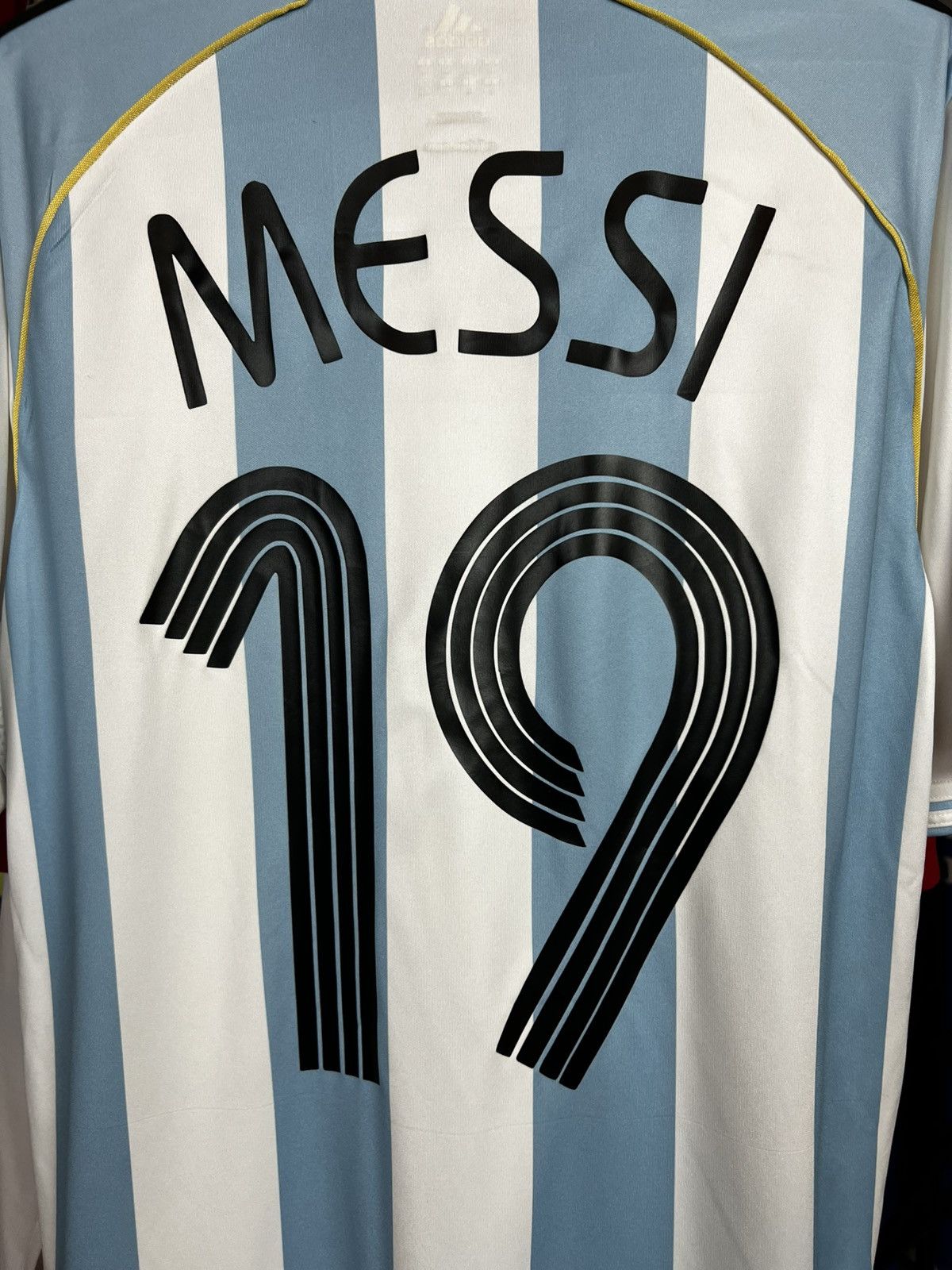 Adidas Soccer Jersey Argentina 2006/06 Lionel Messi #19 Size US L / EU 52-54 / 3 - 3 Thumbnail