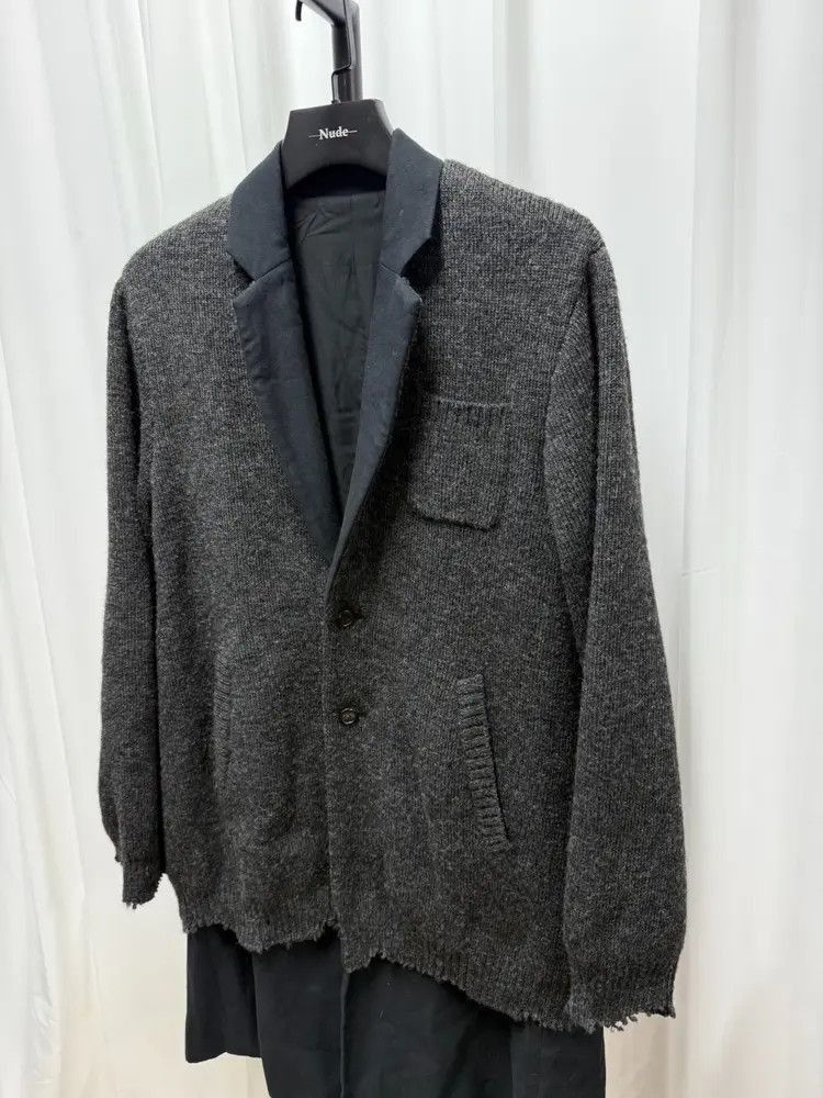 Sz 3 Undercover 17AW distressed Two-layers jacket-2505
