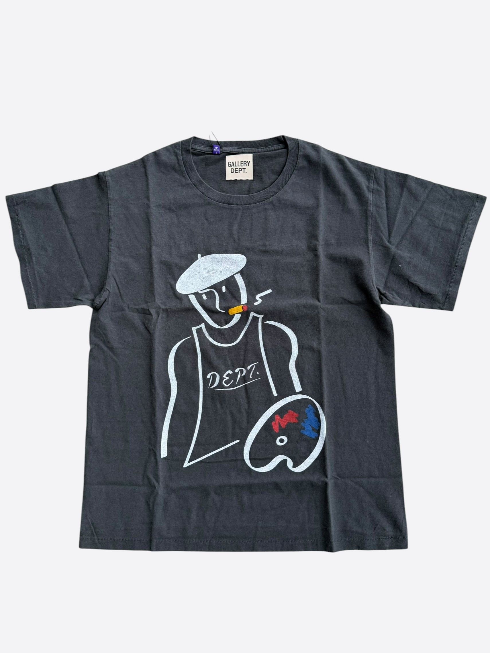 Gallery Dept. Gallery Dept Black Palette Glitter Logo T-Shirt Size US S / EU 44-46 / 1 - 1 Thumbnail