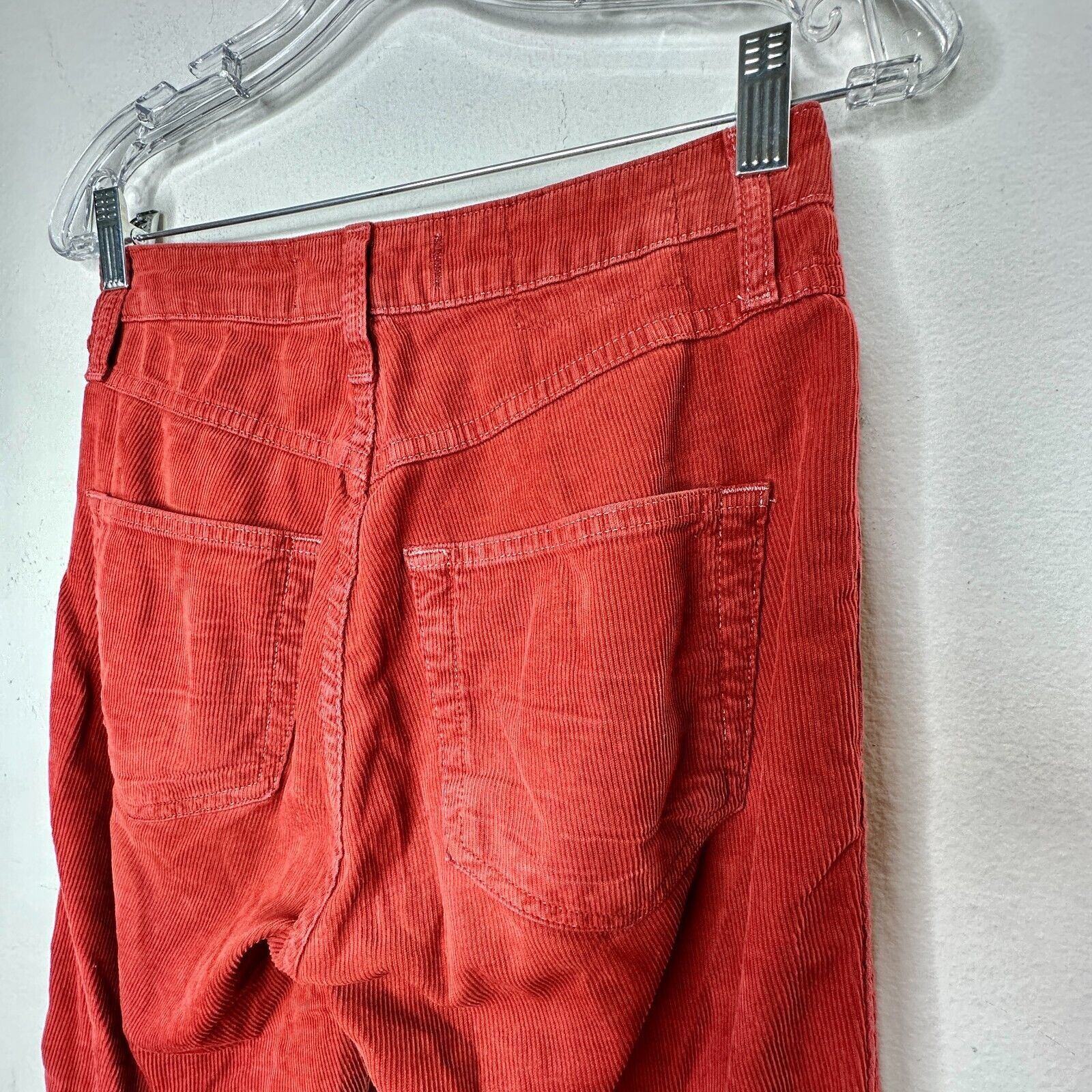 Other AMO The Chloe Rust Corduroy Straight Leg Crop Pant 26 Size 26" / US 2 / IT 38 - 6 Thumbnail