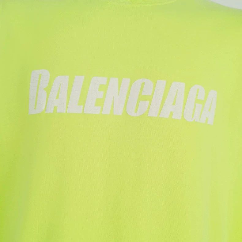 Balenciaga Balenciaga Cotton Letter Logo Crewneck T-Shirt M Size Size US M / EU 48-50 / 2 - 3 Thumbnail