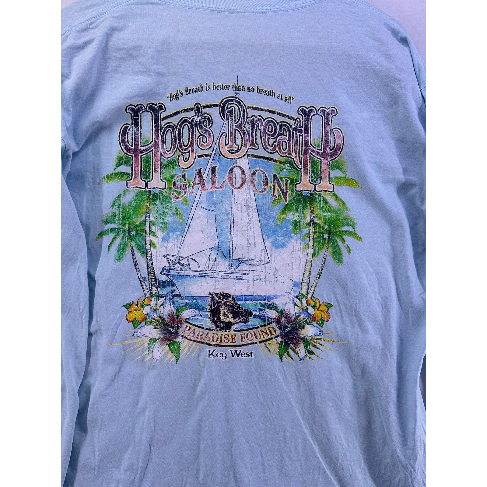 & Other Stories Hogs breath Salon Key West Blue LS Shirt Tag mission Sz M/L Size US M / EU 48-50 / 2 - 5 Thumbnail