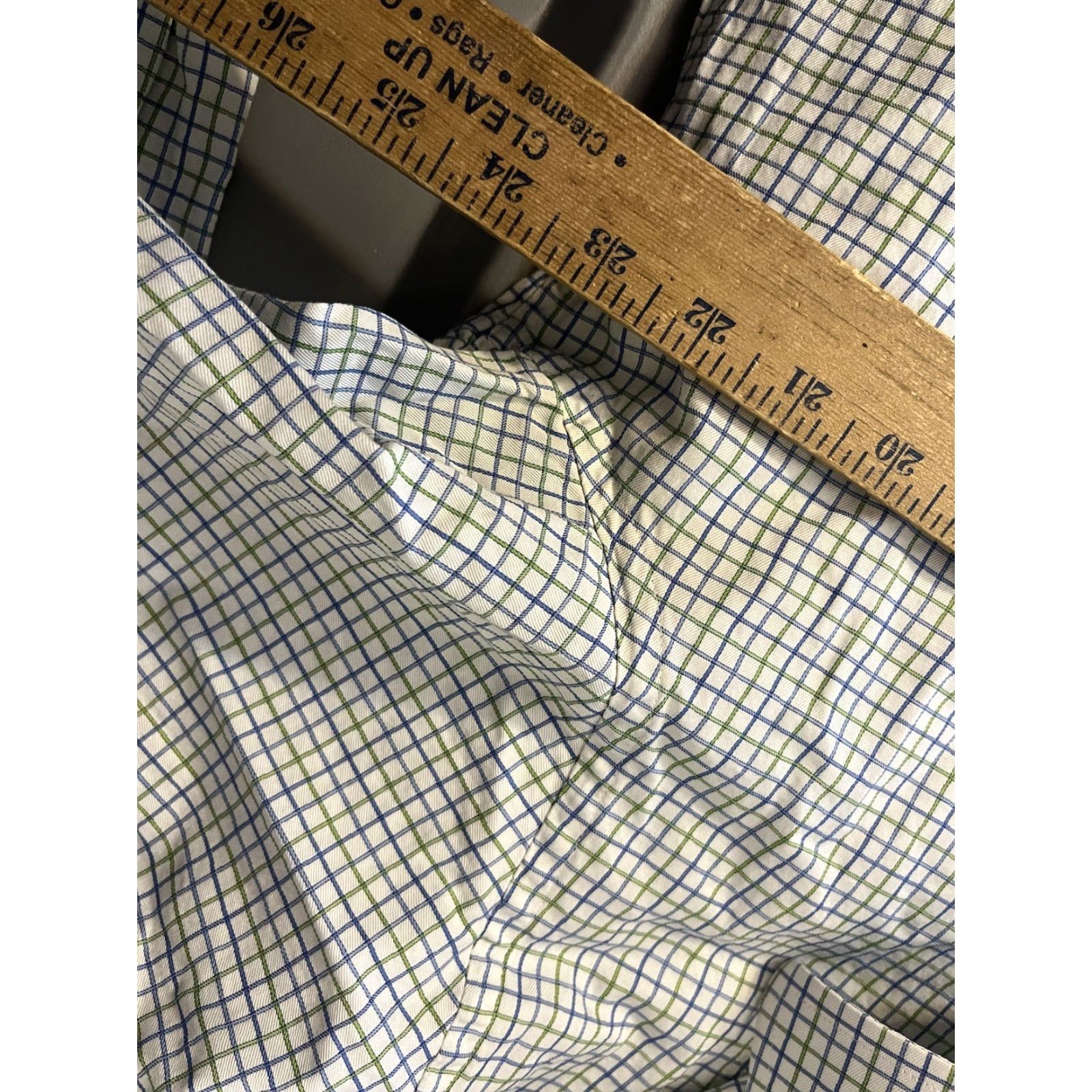 Charles Tyrwhitt Charles Tyrwhitt Shirt Mens Reg Fit White Multicolor Gingham Plaid Size 17.5-56 Slim Button-Down Collar Mens Size US XL / EU 56 / 4 - 5 Thumbnail