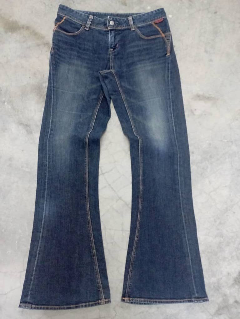image of If Six Was Nine x Jean Super Flare Jeans Jpn Mud Rusty Georgia Love Bellbottomjeans, Men's (Size 31