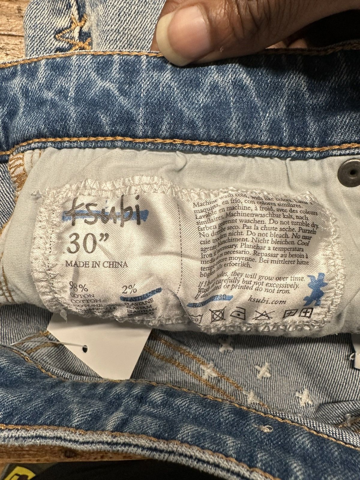 Ksubi Ksubi Zipper Flare Plain Blue Denim Jeans Size 30 Size US 30 / EU 46 - 5 Thumbnail