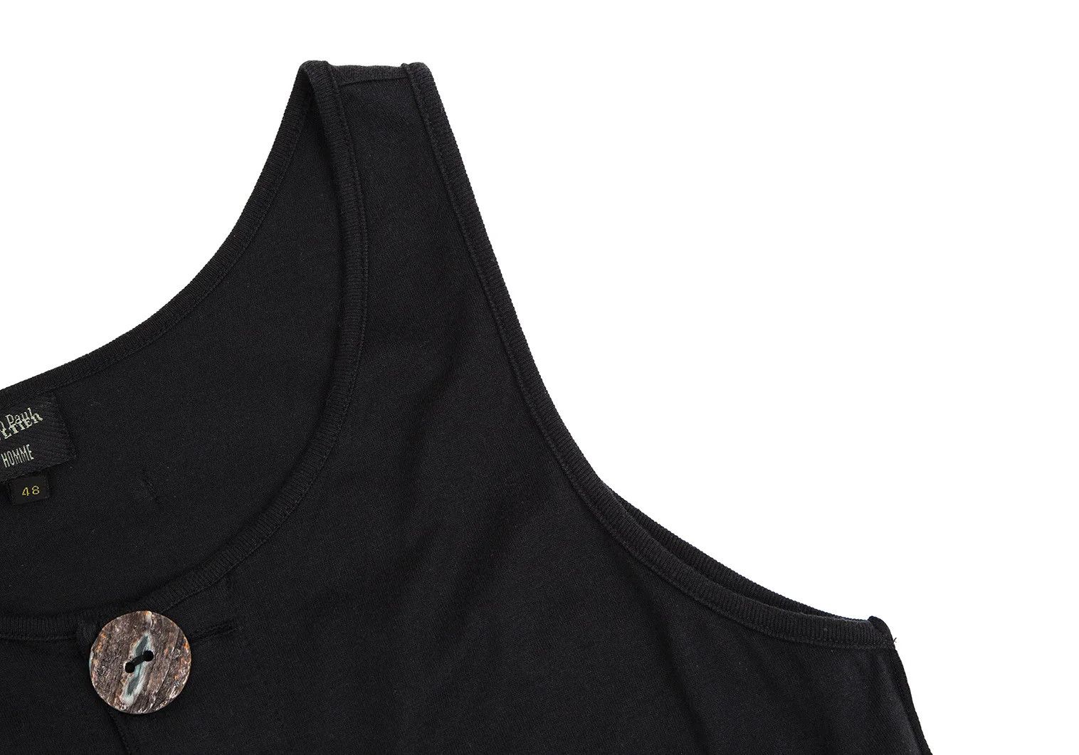 Jean Paul Gaultier Side Out Seam Design Vest in Black Size 48 Size US M / EU 48-50 / 2 - 5 Thumbnail
