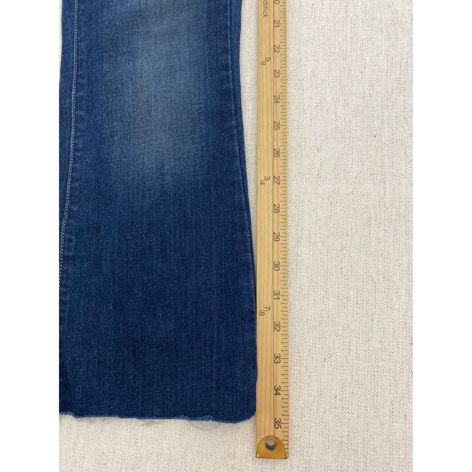 Calvin Klein Calvin Klein Jeans Womens Size 2 Blue Denim Flare Leg Size 26" / US 2 / IT 38 - 5 Thumbnail