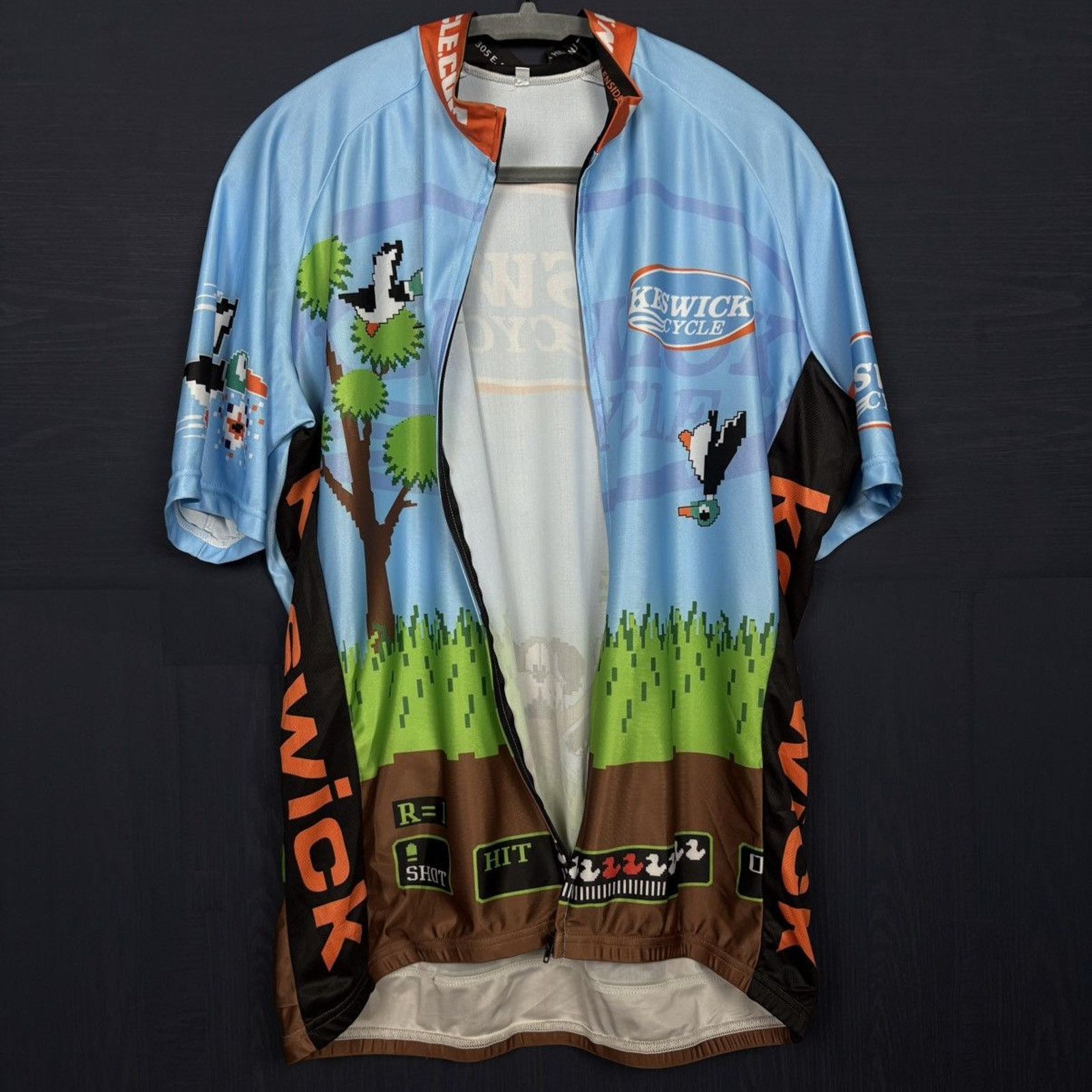 Vintage 🦆KESWICK Duck Hunt Cycling Shirt Size US XL / EU 56 / 4 - 5 Thumbnail