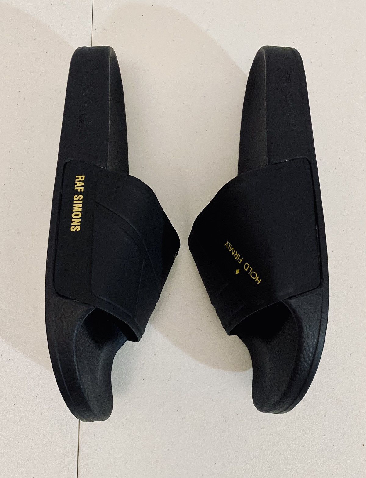 Adidas × Raf Simons Raf Simons 🇮🇹 x Adilette 'Bunny Black' All Blacks 6 M 8 W New Size US 6 / EU 39 - 5 Thumbnail