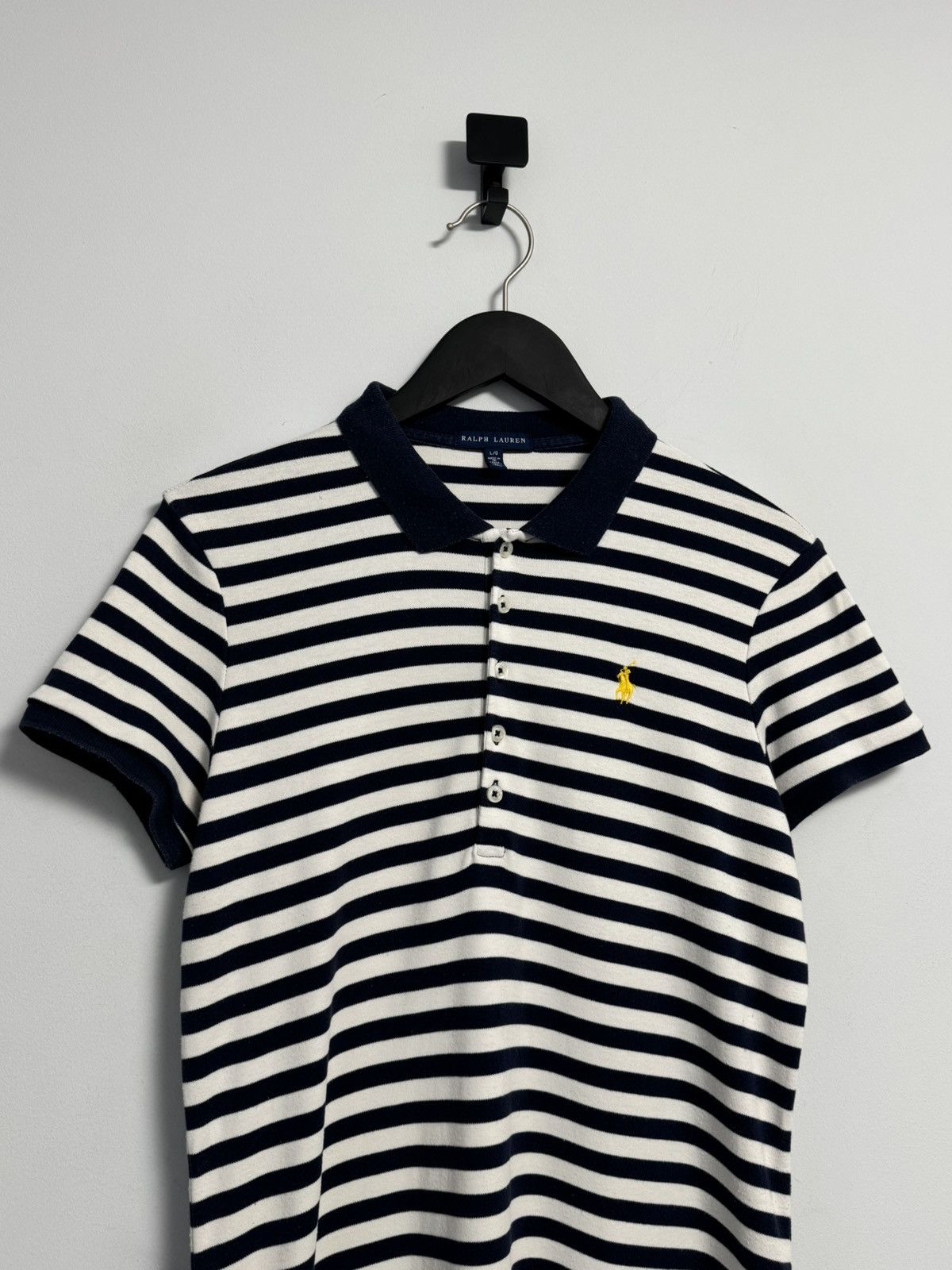 Ralph Lauren Ralph Lauren Striped Cotton Polo Dress Size L / US 10 / IT 46 - 2 Thumbnail