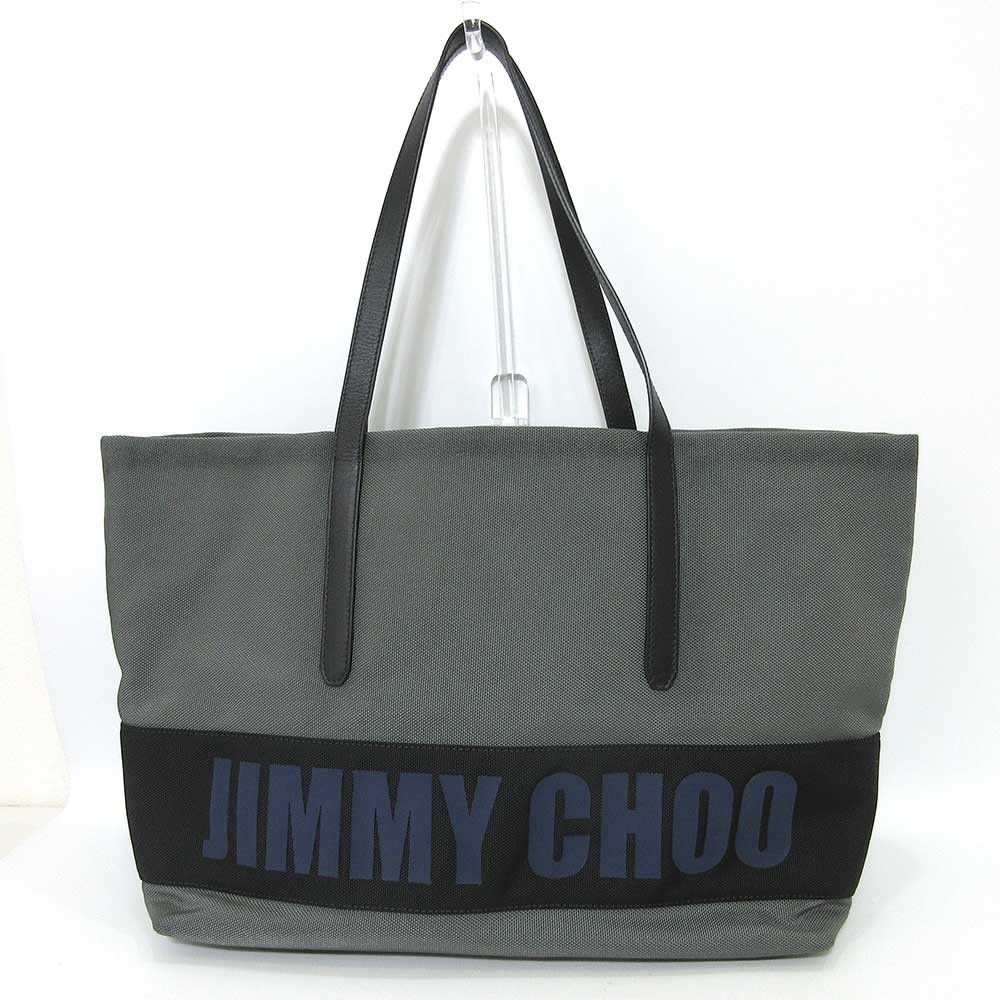 Jimmy Choo Jimmy Choo Jimmy Choo Nylon Leather Tote Bag Canvas Tote Bag in Very Good Condition Size ONE SIZE - 1 Thumbnail