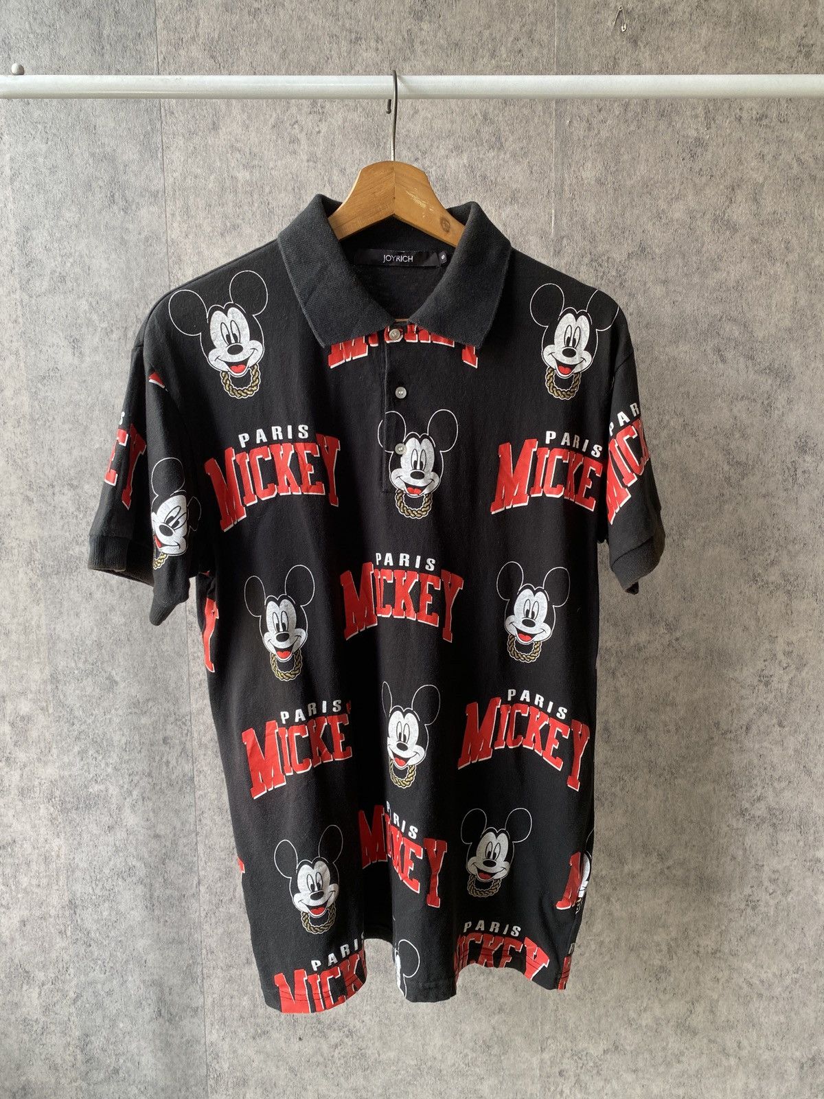 Japanese Brand × Joyrich Joyrich x Paris Mickey Fullprint Polo Shirt Size US S / EU 44-46 / 1 - 1 Thumbnail