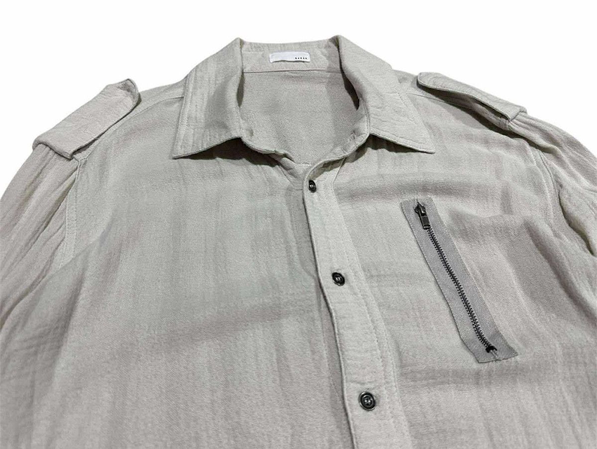 Japanese Brand 🔥Sick Y2K Barak Military Rayon Shirt Zipper Punk Size US M / EU 48-50 / 2 - 3 Thumbnail