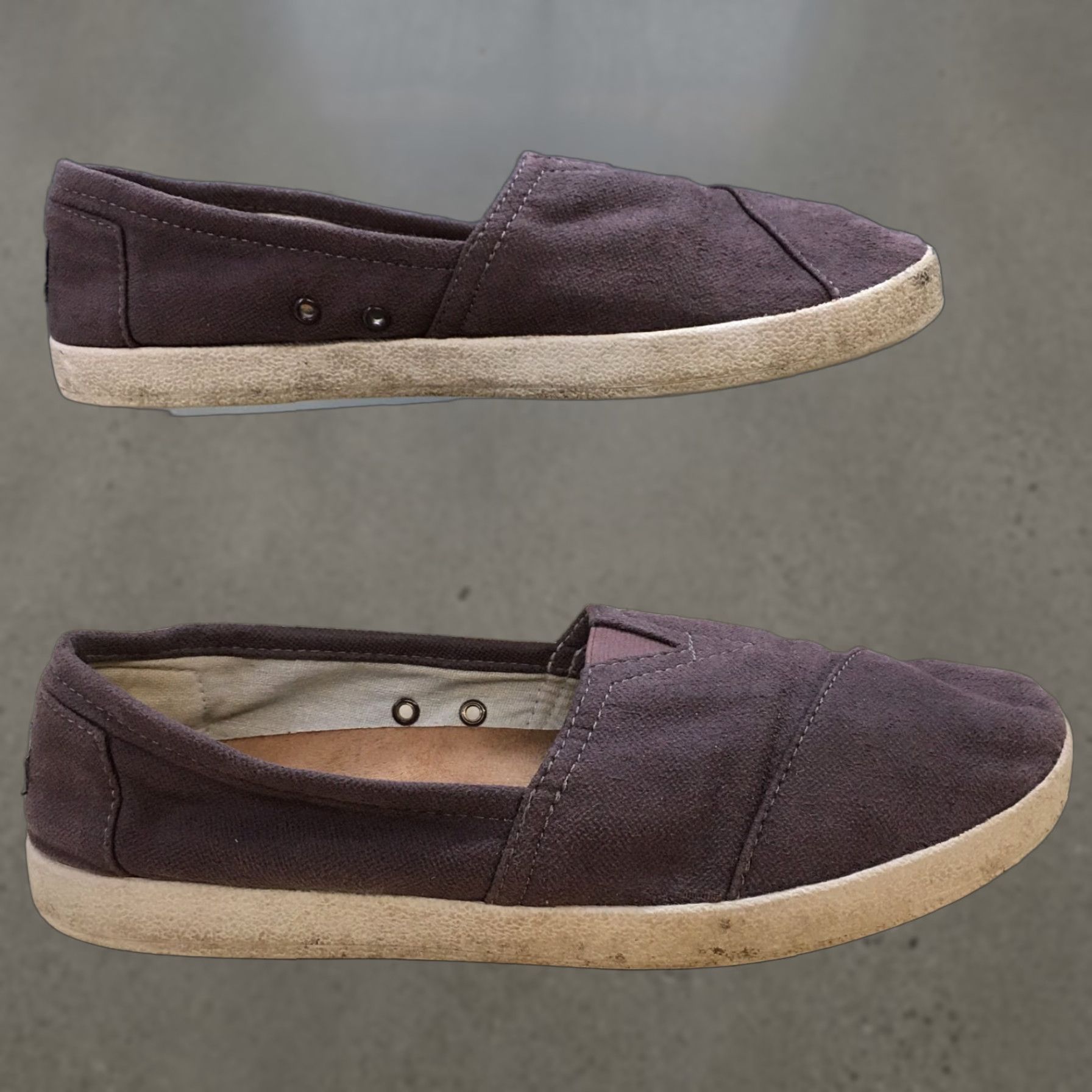 Toms TOMS Shoes Womens 9 Casual Slip-On Flats Comfort Purple Fabric Low Top Size M / US 6-8 / IT 42-44 - 1 Thumbnail