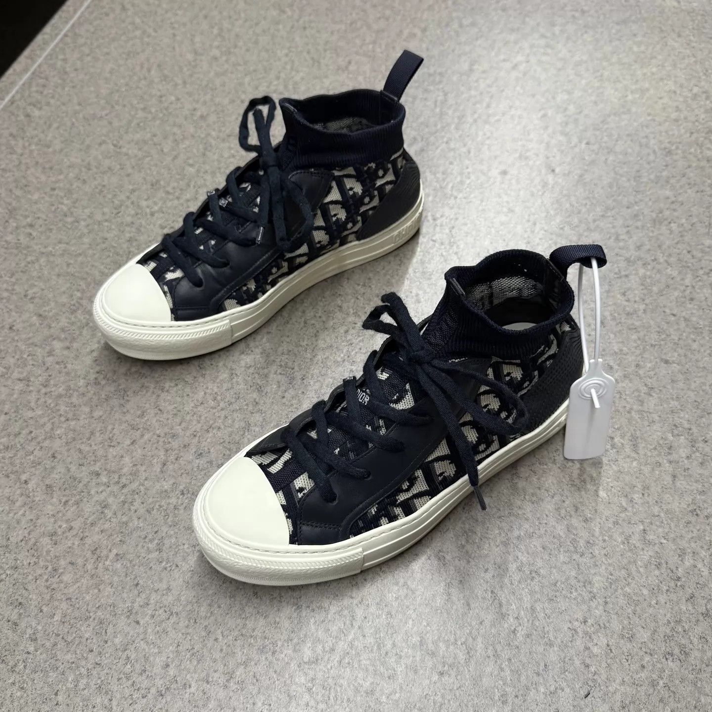 Dior Dior Walk‘n’Dior Blue & White Thick-Soled Sneakers 38.5 Size US 8 / IT 38 - 5 Thumbnail