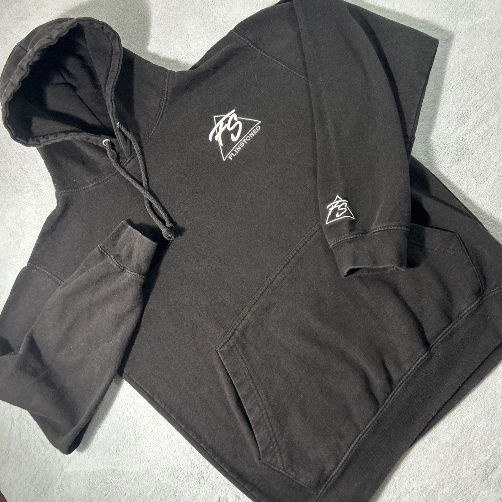 Gildan Flinstoned Clothing Hoodie Mens Small Goth Grunge Streetwear Size US S / EU 44-46 / 1 - 10 Thumbnail