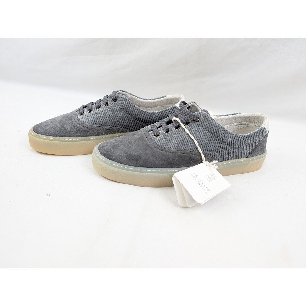 Brunello Cucinelli o1rshd1 Low-Top Sneakers in Gray Size US 12 / EU 45 - 15 Thumbnail
