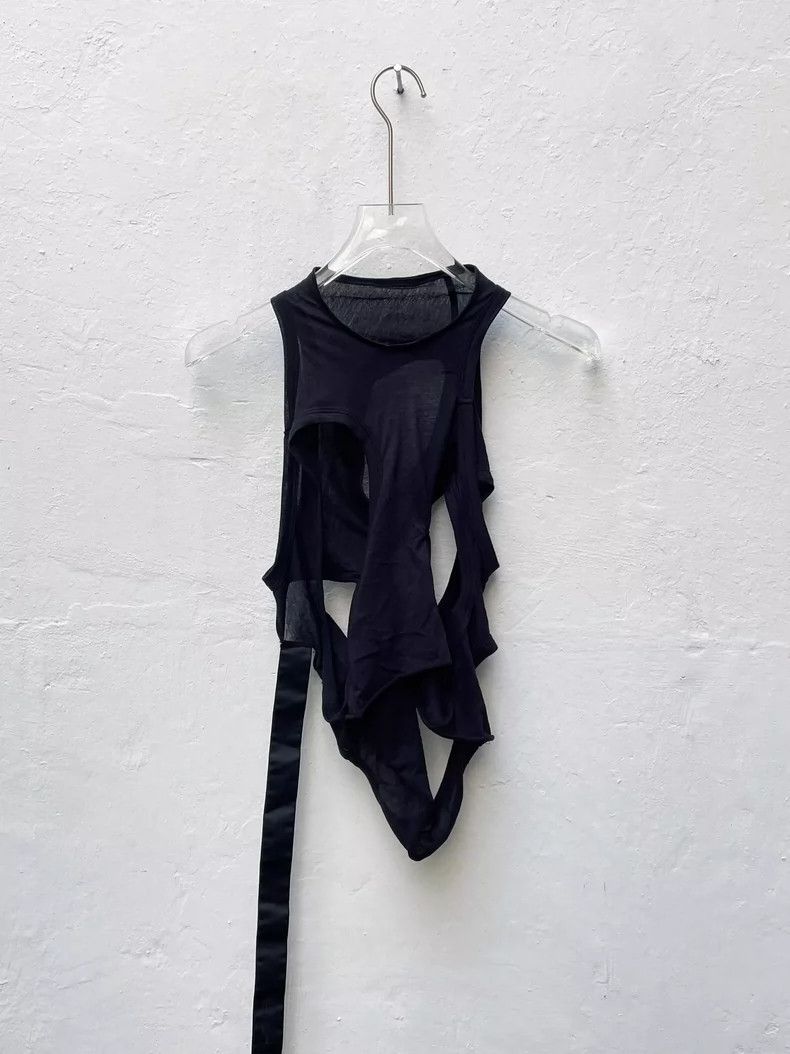 Rick Owens Rick Owens 18SS Mummy Strap Cutout Vest Size US S / EU 44-46 / 1 - 2 Thumbnail