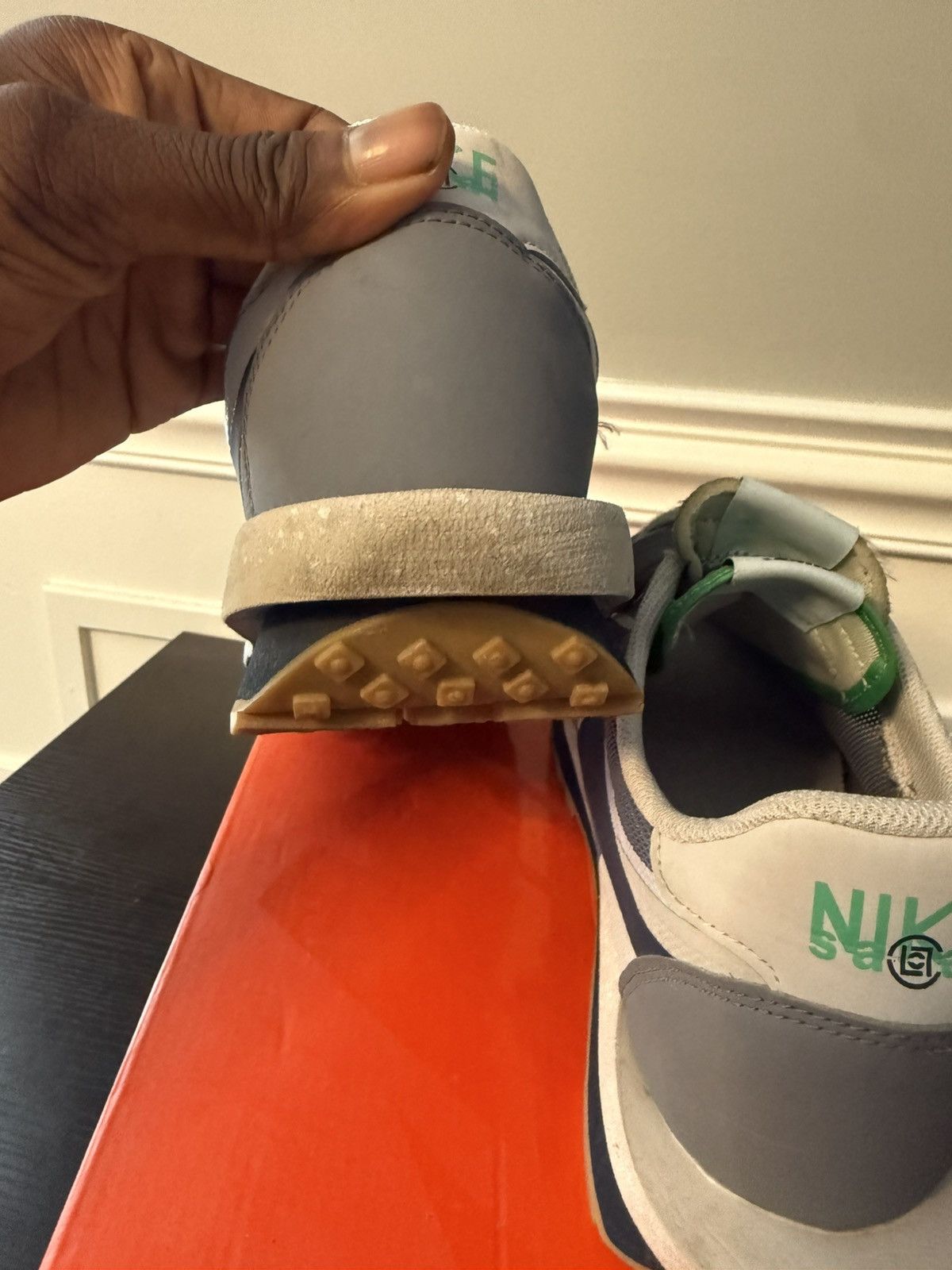 CLOT × Nike × Sacai Nike x Sacai Waffle Size US 12 / EU 45 - 4 Thumbnail