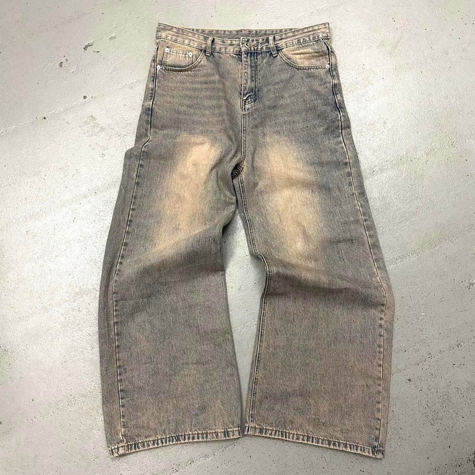 Vintage Vintage Baggy Y2k Urban Desert Wash Skater Jeans Mens 30 Size US 30 / EU 46 - 1 Thumbnail