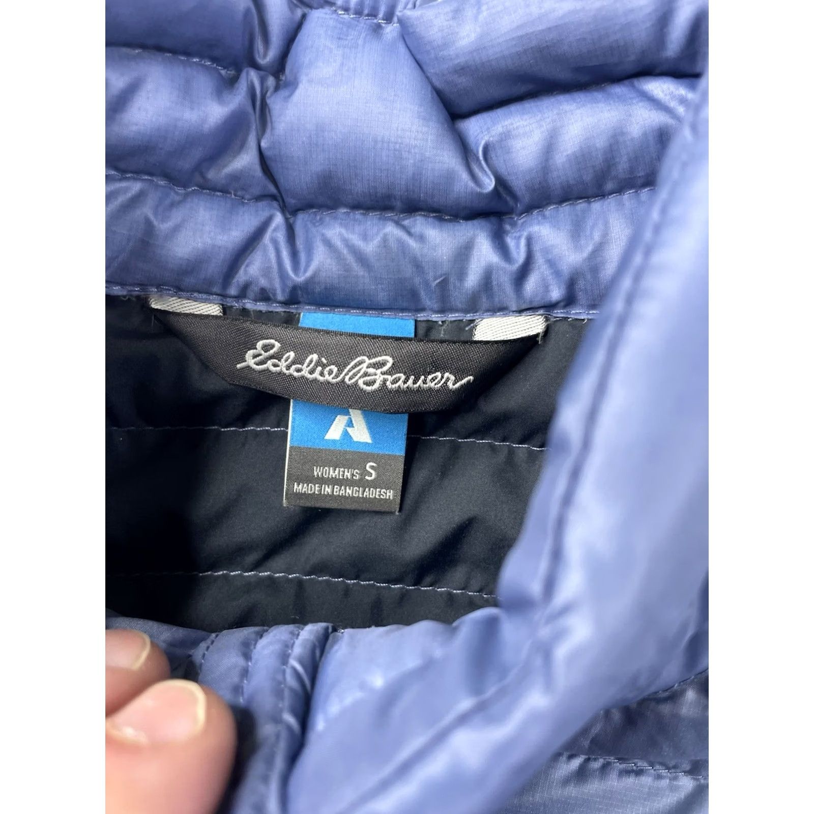 Eddie Bauer Eddie Bauer Womens Small Blue Full Zip Puffer Vest Down Insulated Outdoor Size S / US 4 / IT 40 - 3 Thumbnail