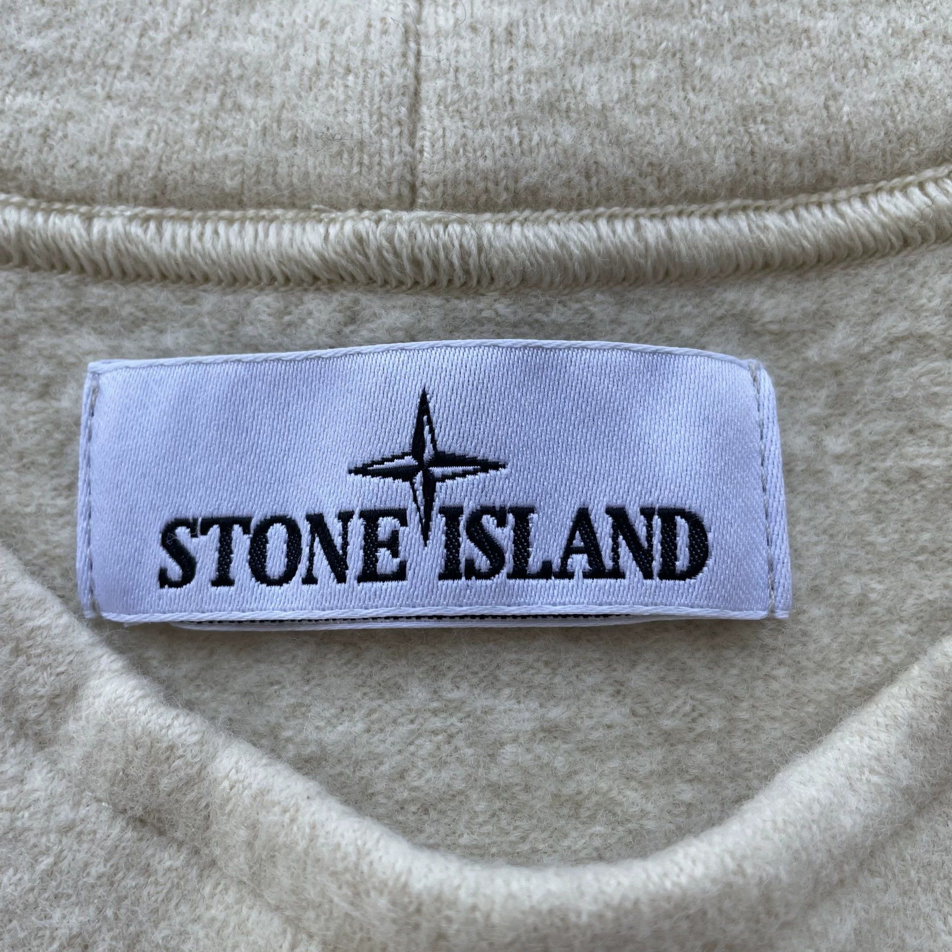 Stone Island STONE ISLAND solid crewneck ls wool sweatshirt ivory M 98 Size M / US 6-8 / IT 42-44 - 5 Thumbnail