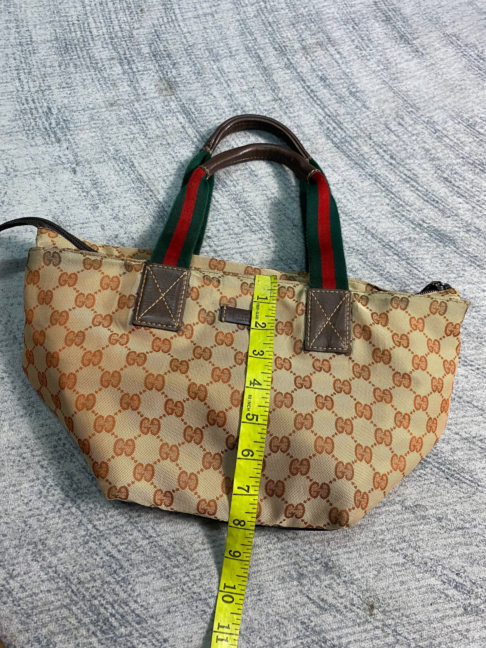 Gucci GUCCI GG Canvas Web Sherry Line Hand Bag Size ONE SIZE - 15 Thumbnail