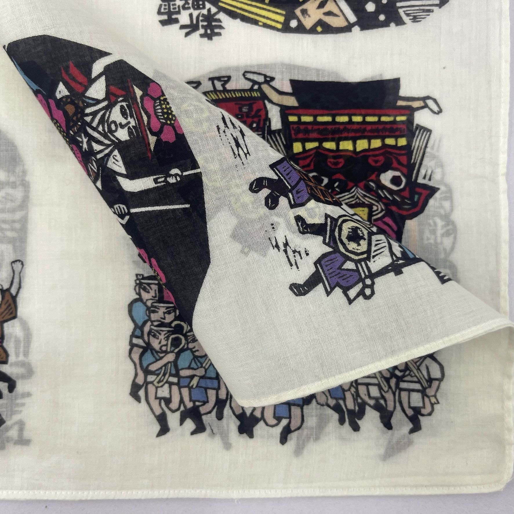 Japanese Brand × Vintage Vintage Japanese Traditional Art Handkerchief - 5004 Size ONE SIZE - 9 Thumbnail