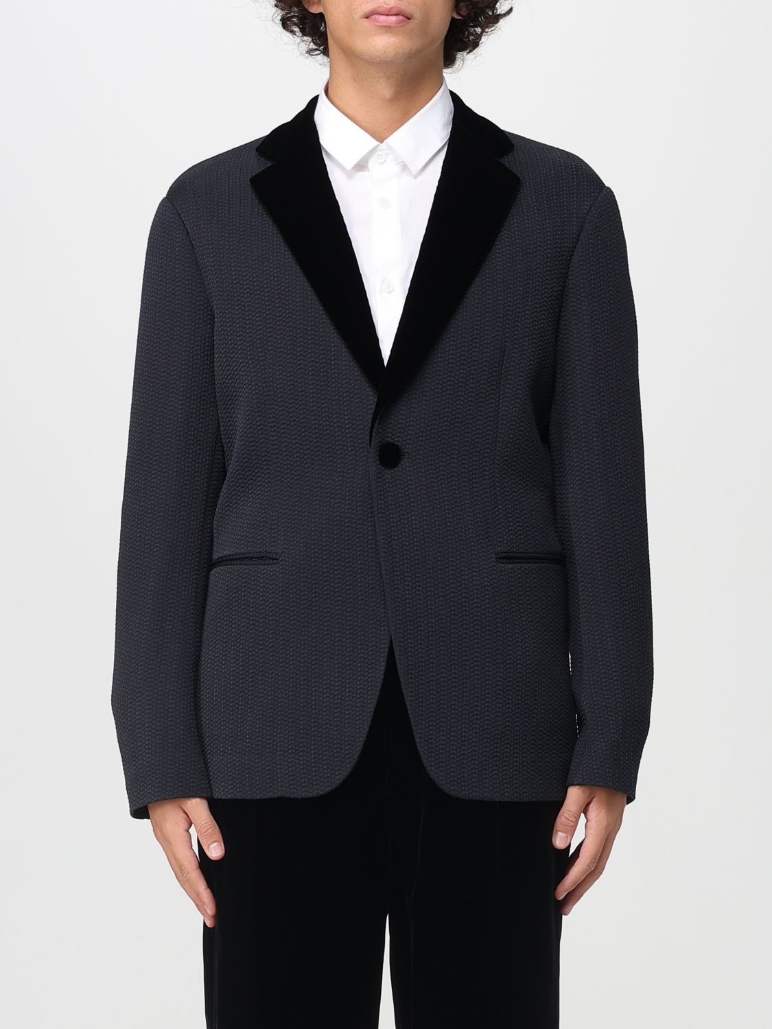 Giorgio Armani Giorgio Armani Jacket Men Blue Size US L / EU 52-54 / 3 - 1 Thumbnail