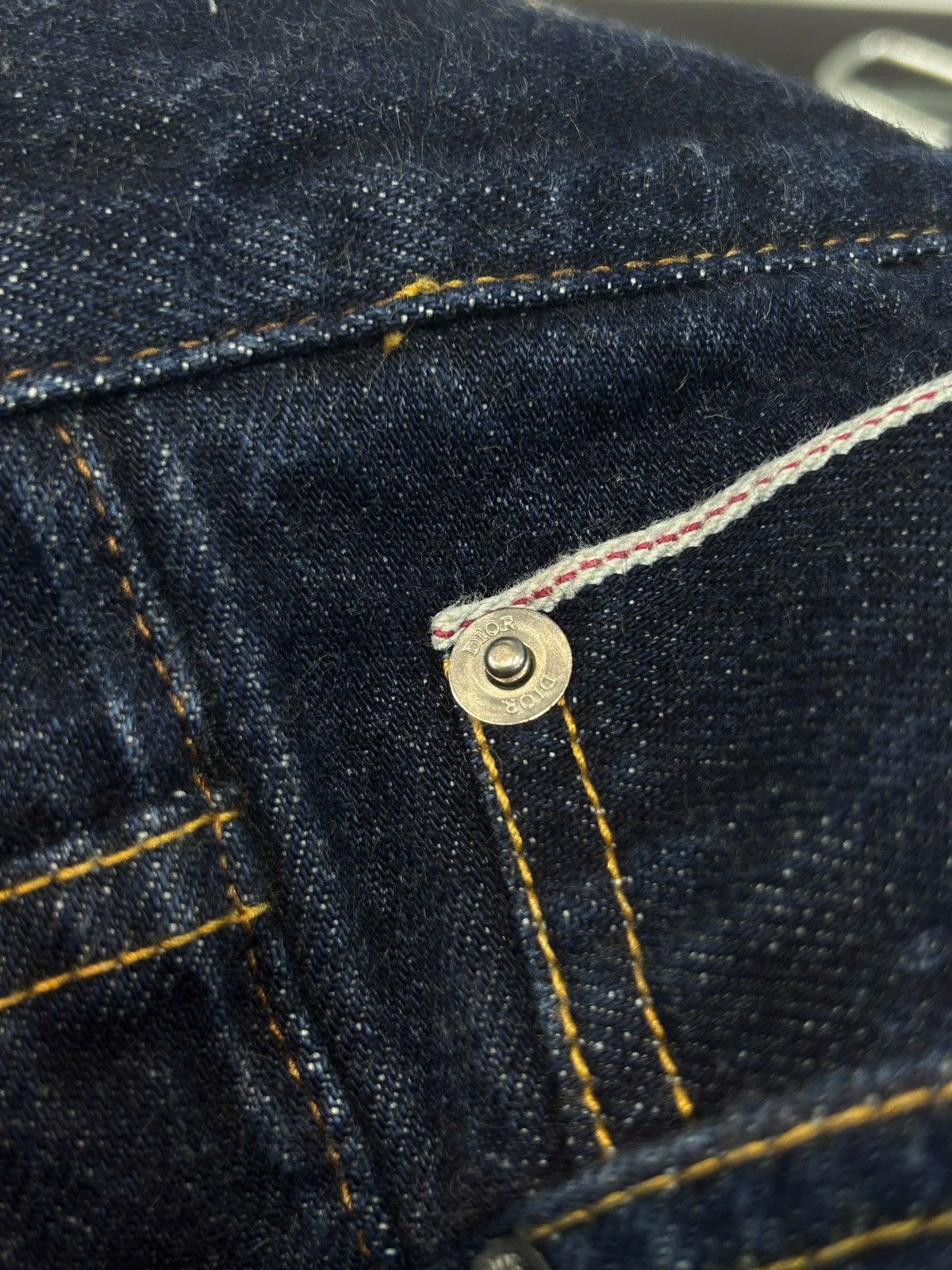 Dior Dior Oblique Blue Raw Cotton Denim Pants Size US 30 / EU 46 - 4 Thumbnail