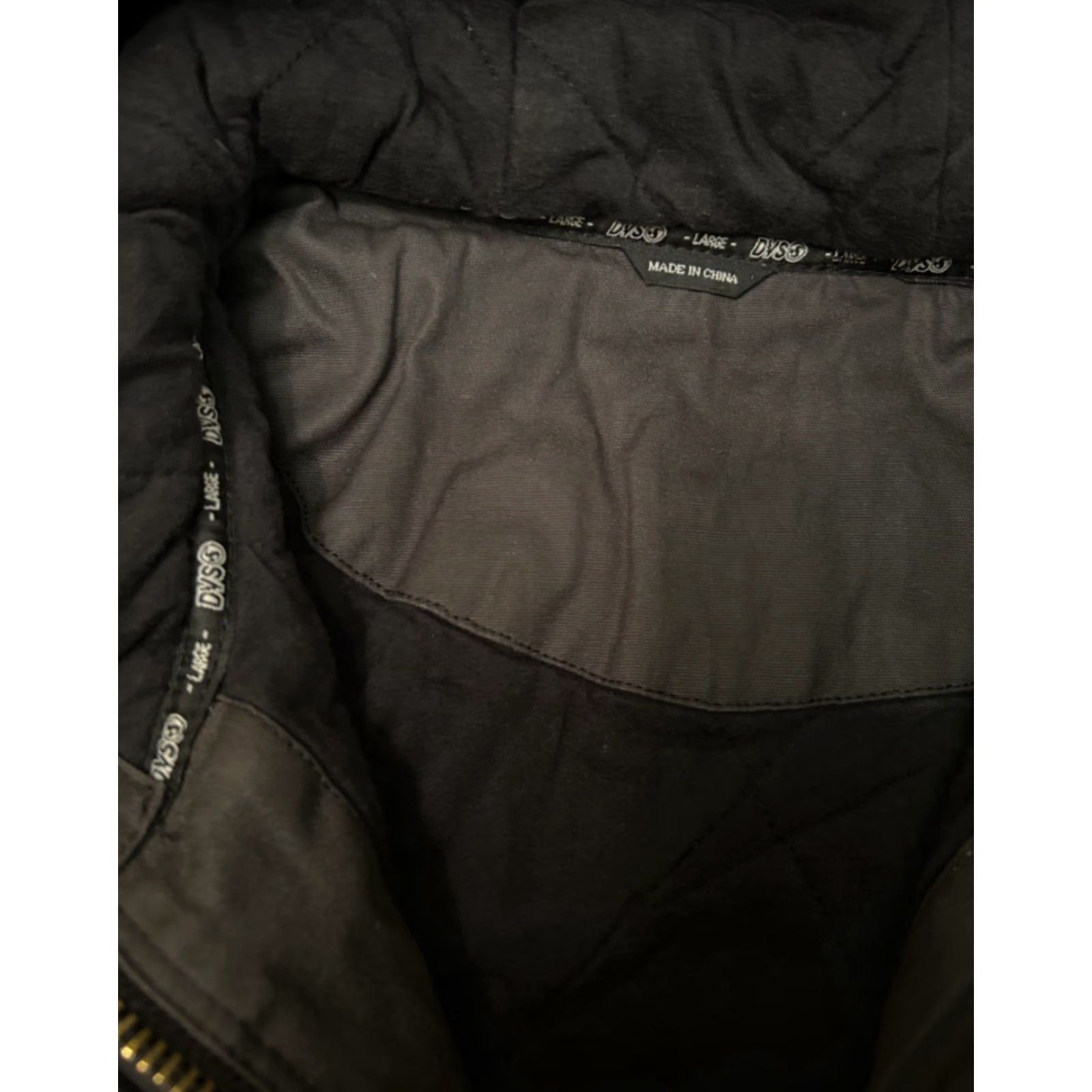 Vintage VINTAGE DVS Skater Waxed Canvas Work Wear Detroit Hoodie Jacket L Mens Black 90s Y2K Punk Grunge Hip Hop Waxed Hooded Full Zip Size US L / EU 52-54 / 3 - 3 Thumbnail