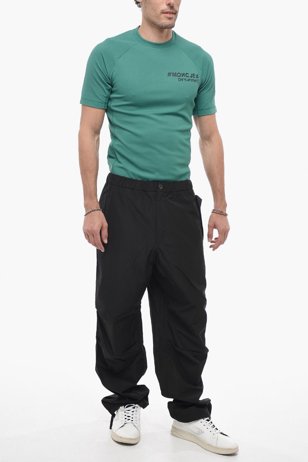 Salvatore Ferragamo Salvatore Ferragamo Premium Black Nylon Pants – Wide Leg Fit Size US 38 / EU 54 - 2 Thumbnail
