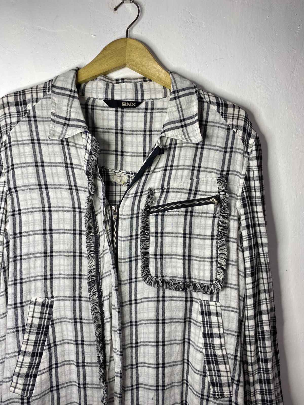 If Six Was Nine × Japanese Brand × Le Grande Bleu (L.G.B.) BNX zip flanel tartan shirts travis style Size US M / EU 48-50 / 2 - 3 Thumbnail