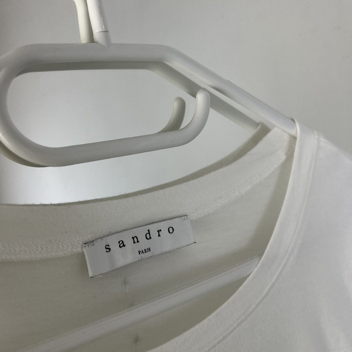 Sandro Sandro Paris Luxury Big Beads Logo T-Shirt Size M / US 6-8 / IT 42-44 - 7 Thumbnail