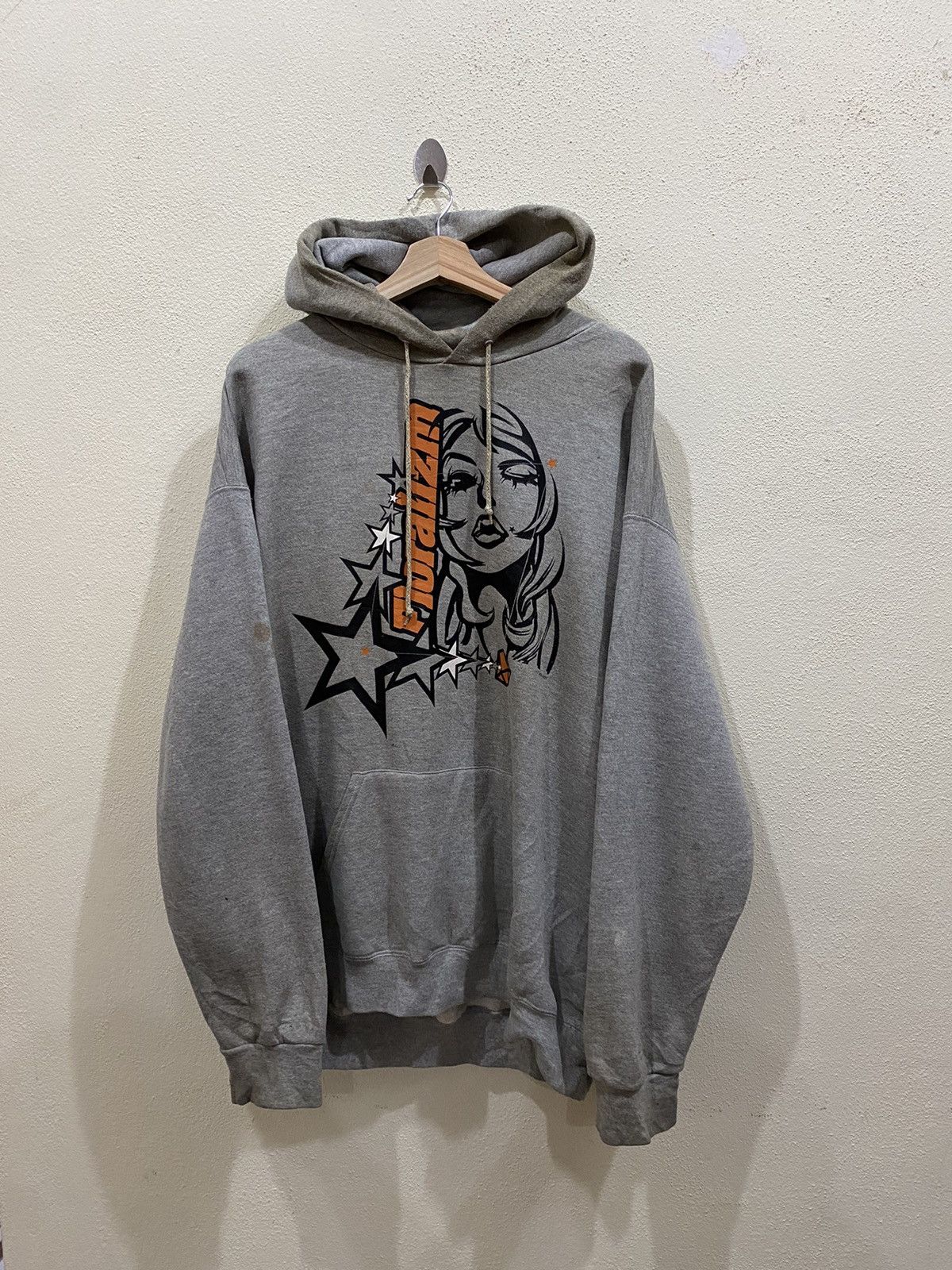Japanese Brand × Vintage Floral Water Big Logo Pullover Hoodies Size US XL / EU 56 / 4 - 2 Thumbnail