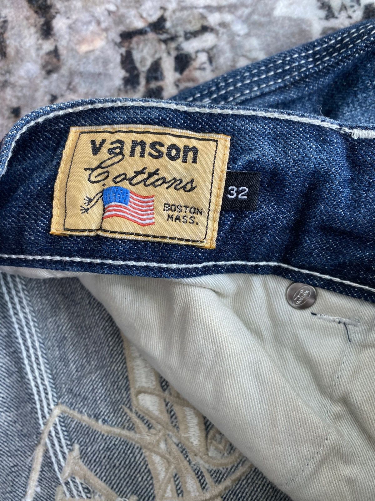 If Six Was Nine × Japanese Brand × Vanson Leathers Rare Embroidery Vanson Leathers Motorcycles Size US 32 / EU 48 - 7 Thumbnail