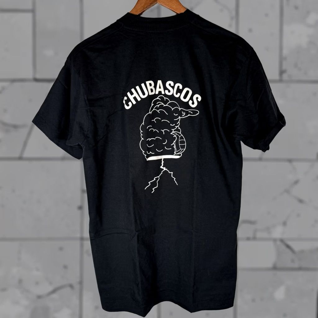 Vintage VINTAGE Screen Stars Best Tee Mens L Black Stitch USA Single Stitch Chubascos Graphic T-Shirt Size US L / EU 52-54 / 3 - 1 Thumbnail