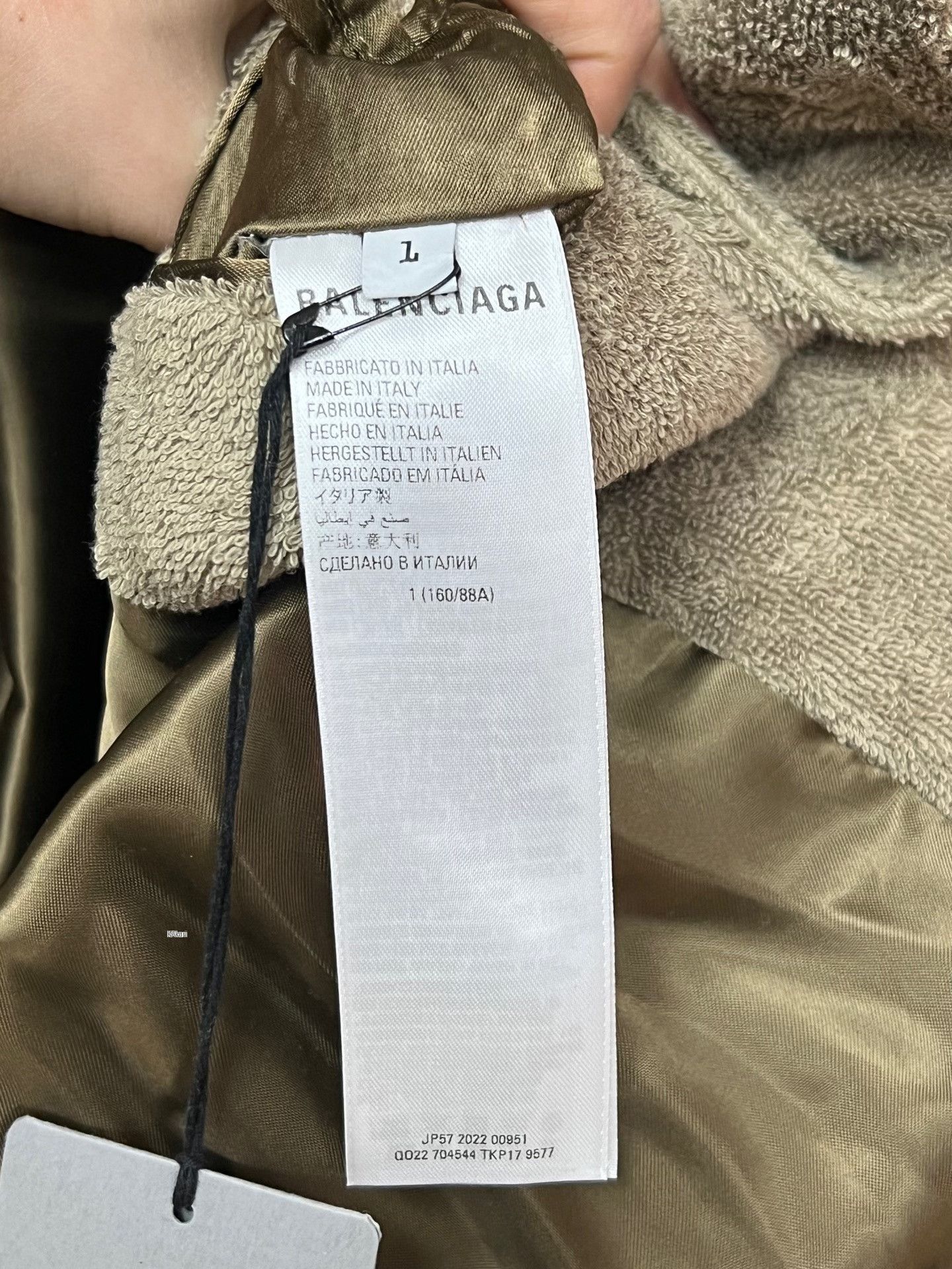 Balenciaga Balenciaga Beige Double-Breasted Long Coat Size US S / EU 44-46 / 1 - 4 Thumbnail