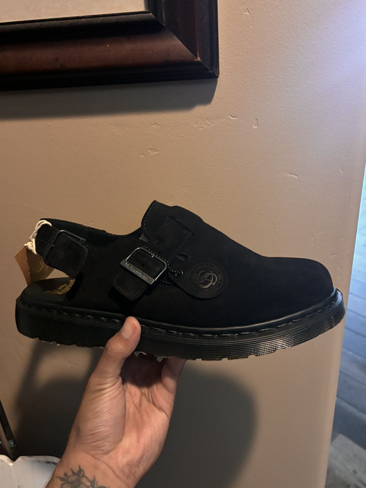 Dr. Martens Dr Marten suede mules Size US 12 / EU 45 - 4 Thumbnail