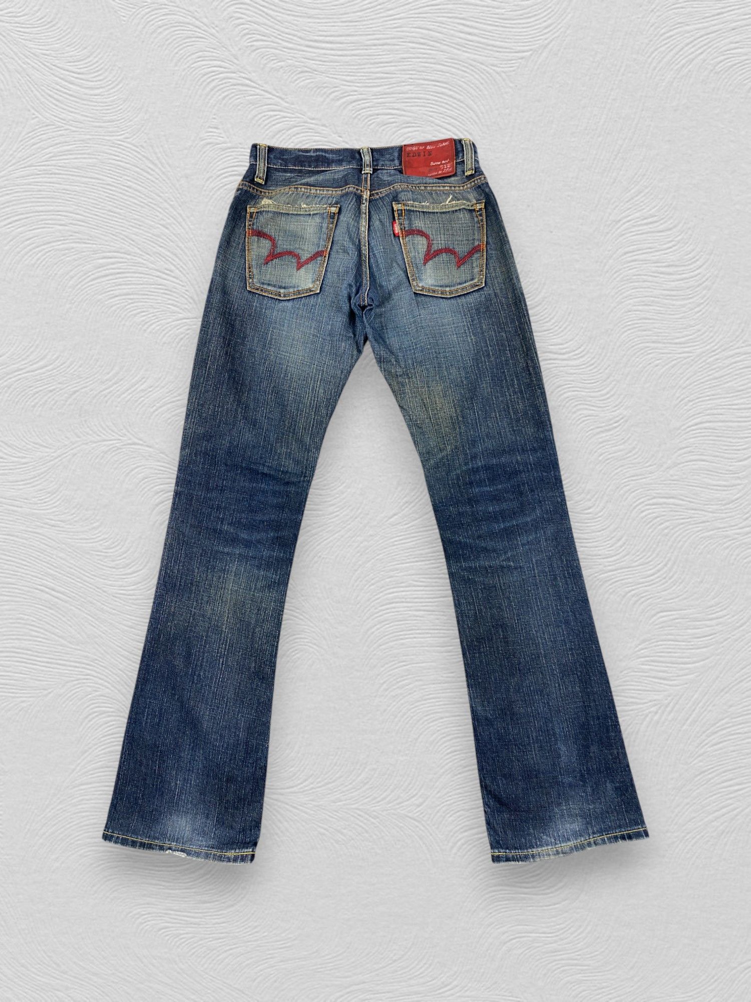 パンツ EDWIN vintage flare denim 30x32.5 Distressed Blue Vintage Edwin Flare Jeans Denim