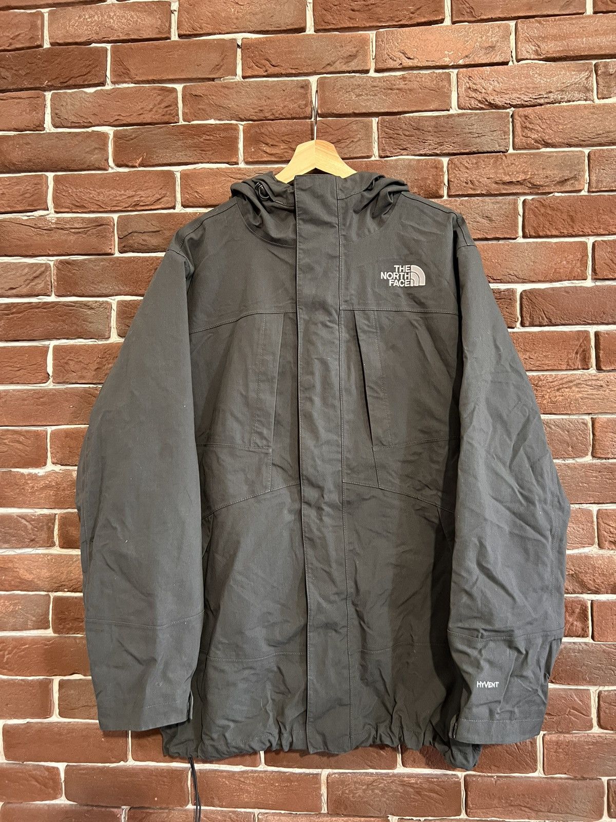 The North Face Rare The North Face TNF Hyvent Jacket Grey Vintage Outdoor Size US M / EU 48-50 / 2 - 1 Thumbnail