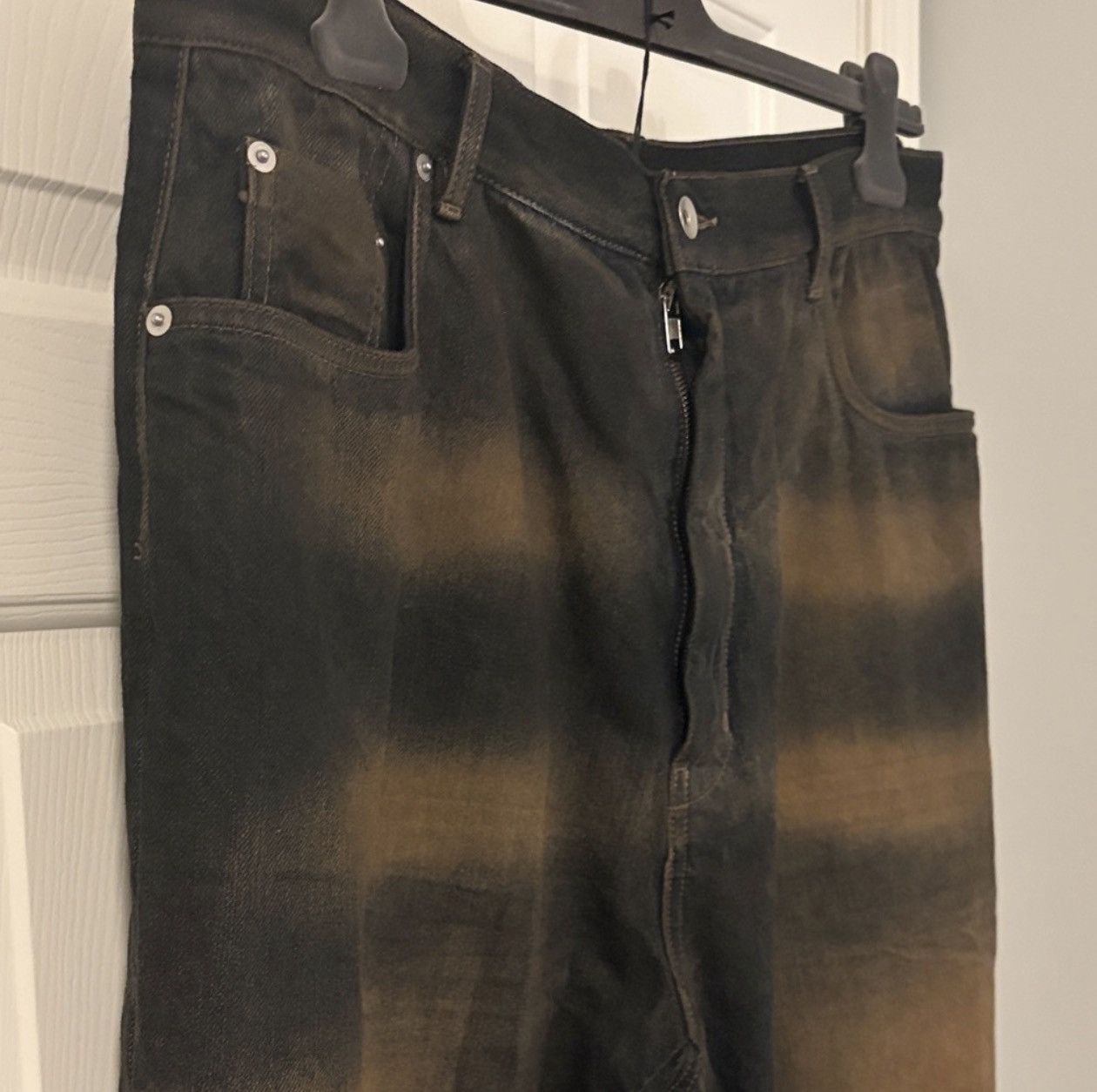 Rick Owens Drkshdw Rick Owens DRKSHDW Geth Jeans in Mud Size US 38 / EU 54 - 4 Thumbnail