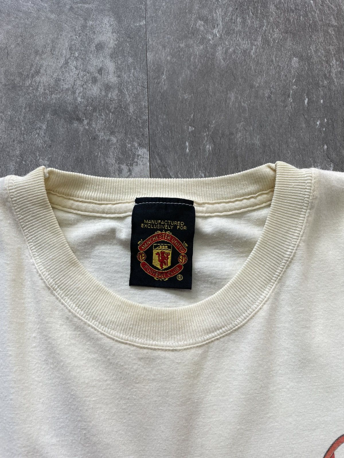 Vintage Sheringham #10 Vintage Manchester United Legend T Shirt Rare Size US XL / EU 56 / 4 - 7 Thumbnail