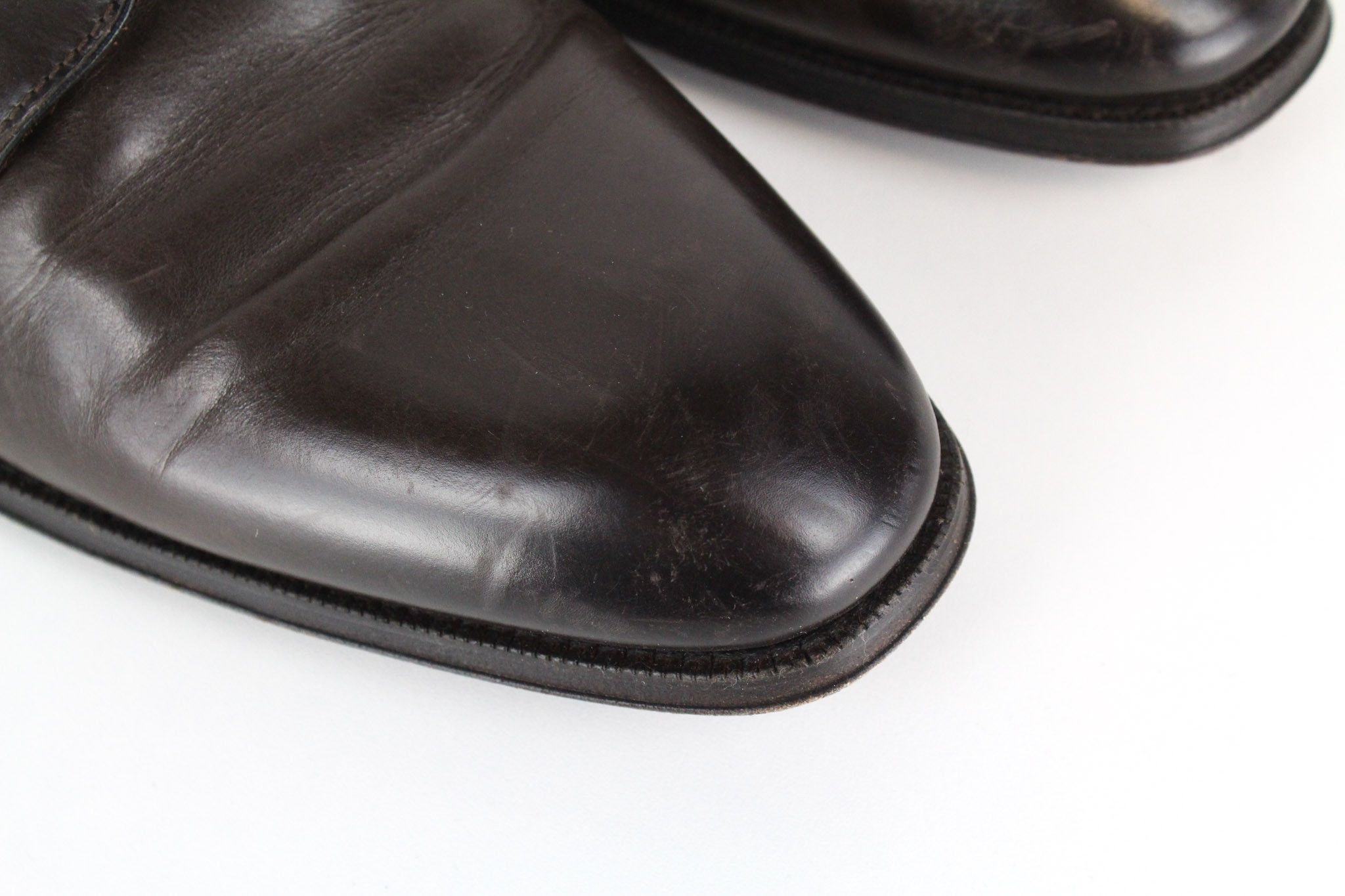 Suitsupply EU44 Dark Brown Leather Low-Top 72421 Size US 11 / EU 44 - 8 Thumbnail