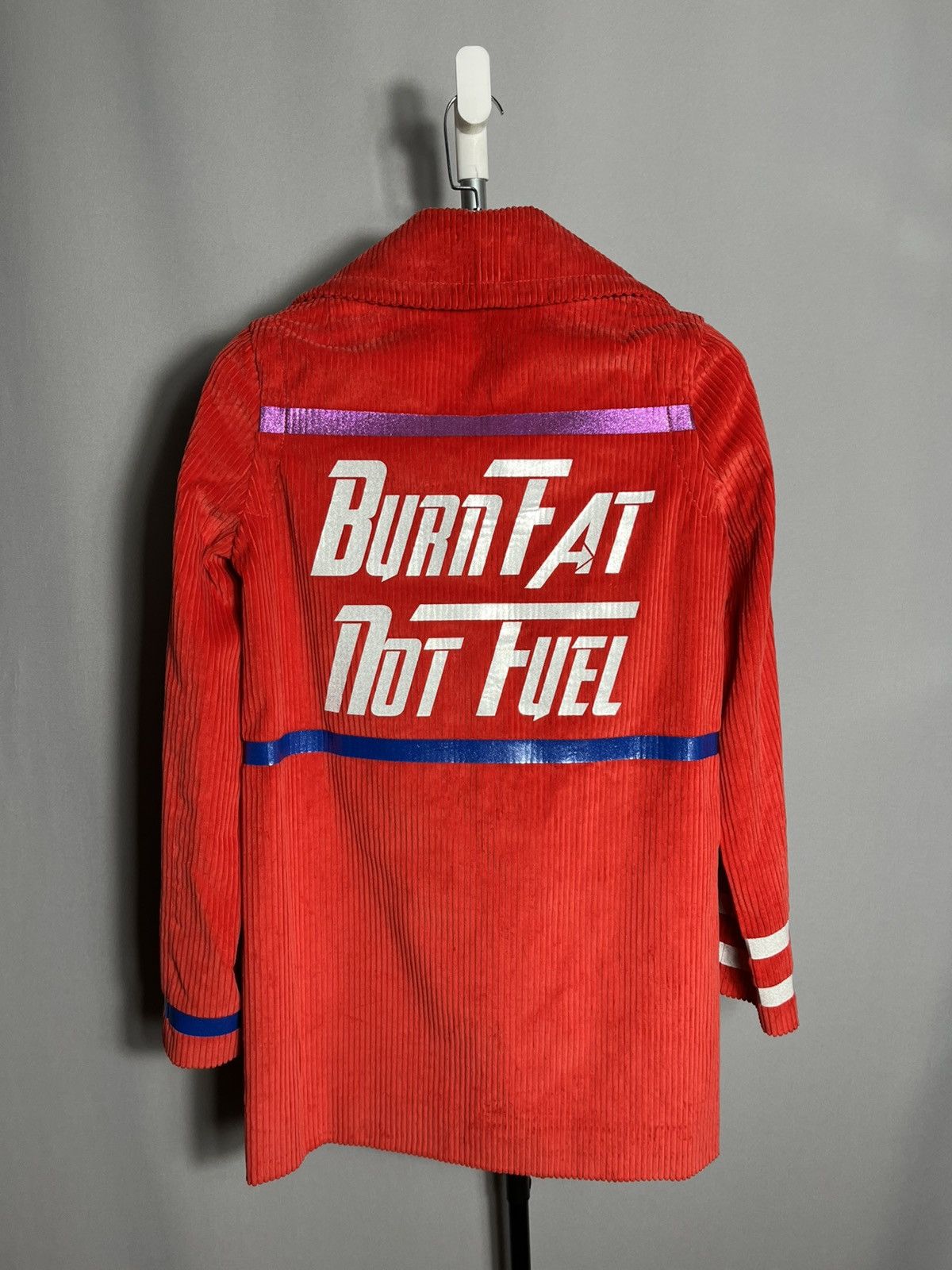 Mira Mikati Mira Mikati cotton coat velvet jacket red burn fat not fuel Size XS / US 0-2 / IT 36-38 - 3 Thumbnail